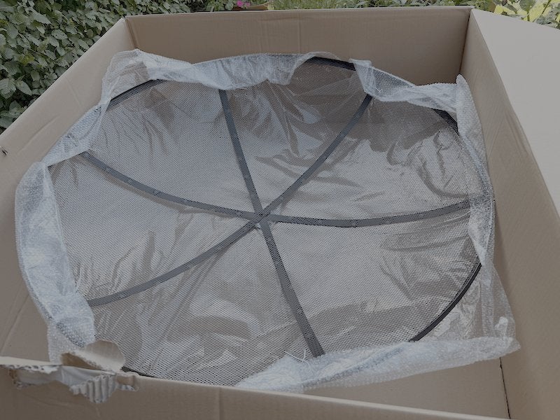 Vonkenscherm GoFire 100 cm, Ophalen, Nieuw, Vuurkorf