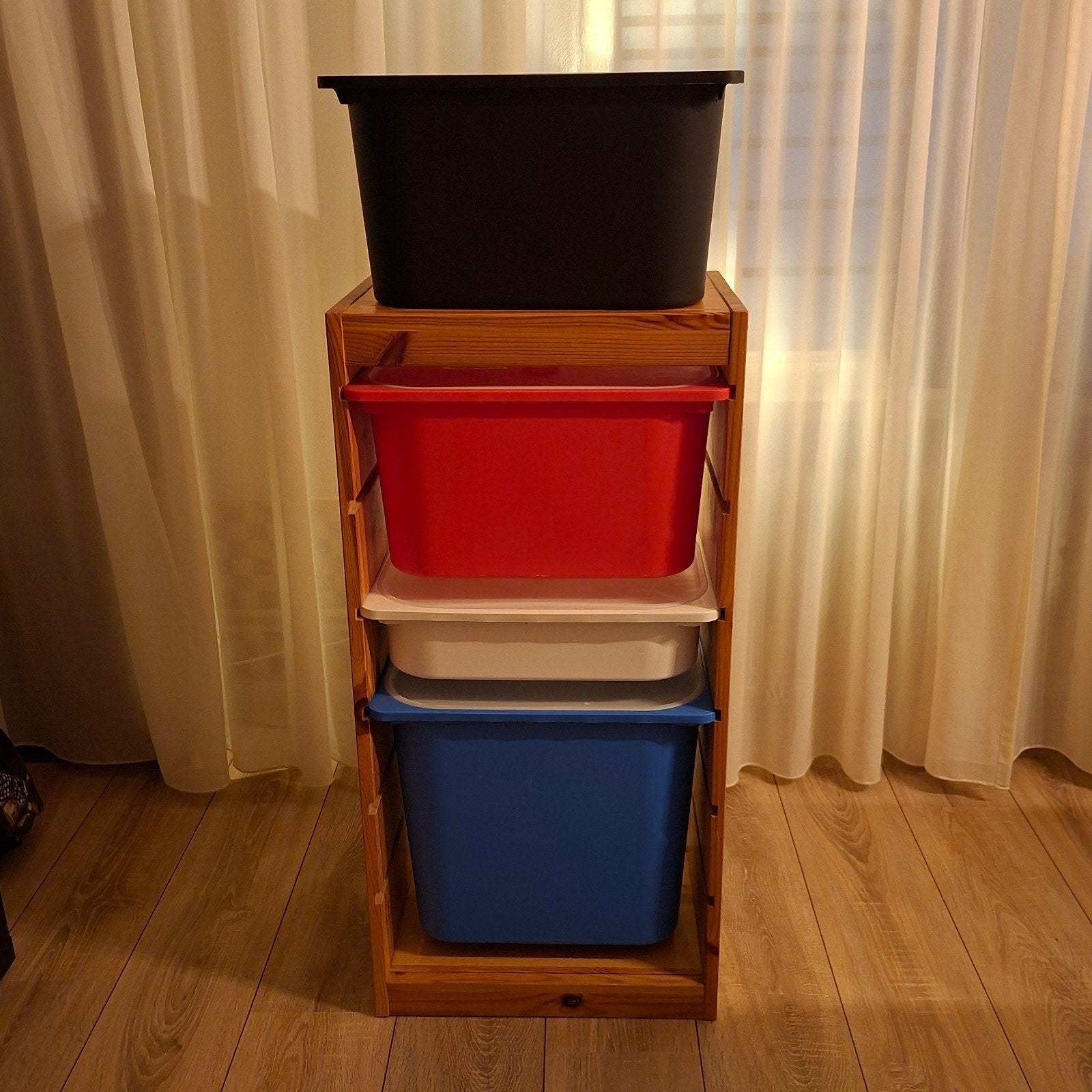 IKEA Trofast kast met bakken en deksels, Ophalen