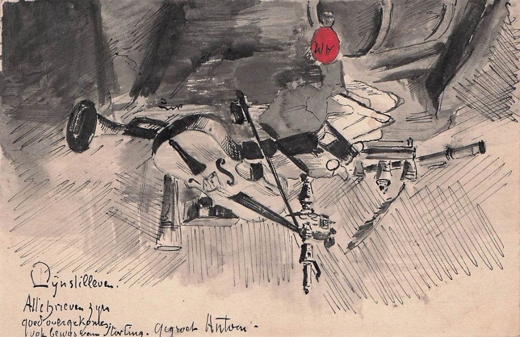 703-298-003 Stilleven, Verzenden, Voor 1920, Sterren en Beroemdheden