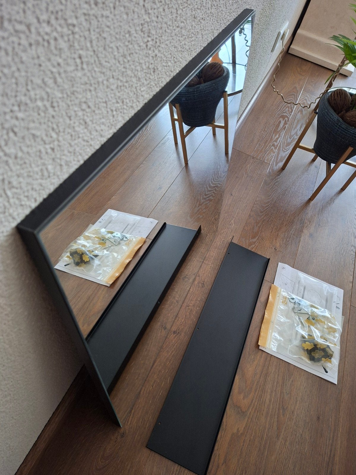 Badkamerspiegel met planchet, Nieuw, Ophalen of Verzenden, Minder dan 100 cm, Rechthoekig