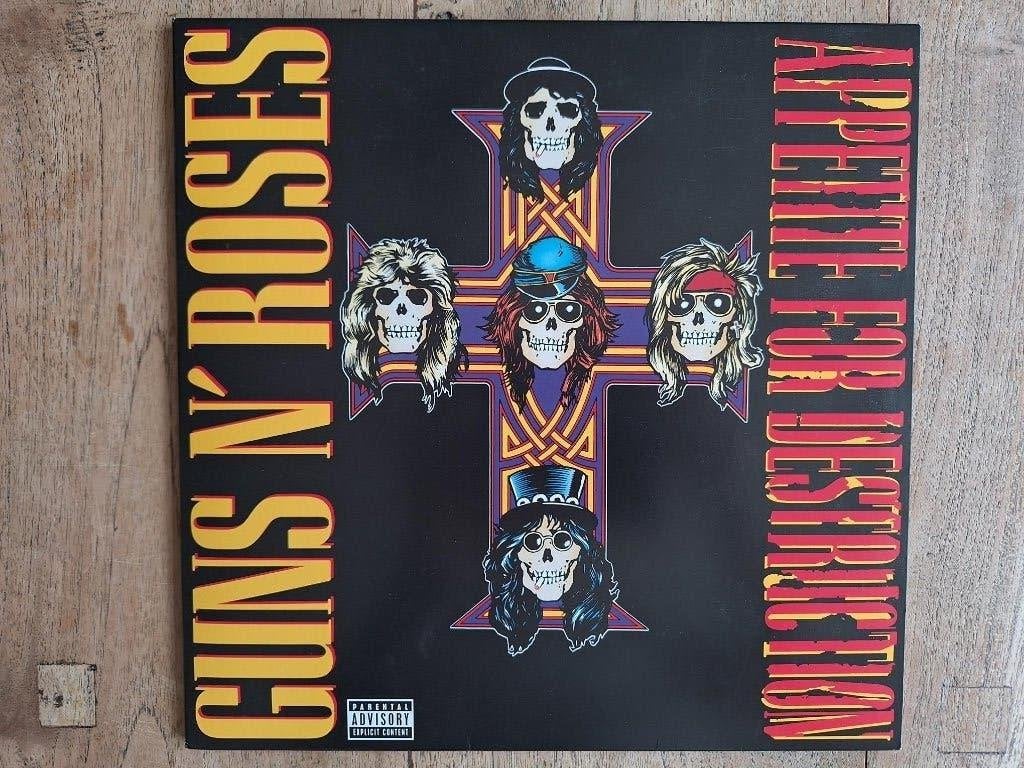 Guns 'N Roses,Appetite For Destruction,2022,, LP, Beschermende buitenhoes, Hard Rock, Ophalen of Verzenden