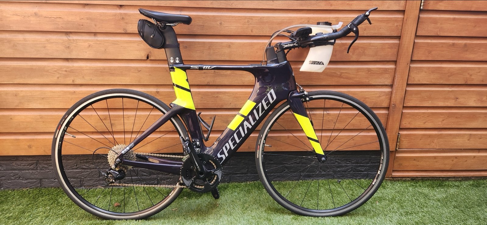 Specialized Triathlonfiets - Shiv, 28 inch, Carbon, 10 tot 15 versnellingen, Zo goed als nieuw