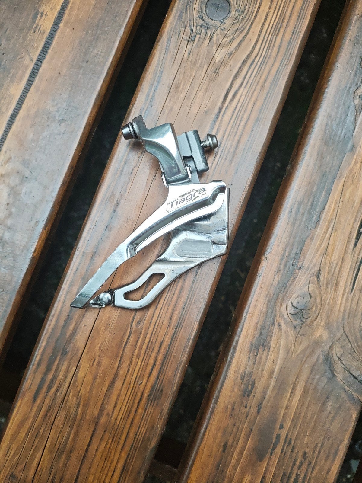 Shimano FD-4603 Tiagra Voorderailleur - 3x10 Speed, Fietsen en Brommers, Fietsonderdelen, Gebruikt, Ophalen of Verzenden, Derailleur of Ketting