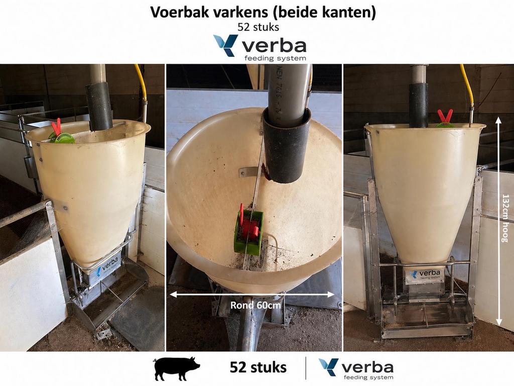 Gebruikte voerbakken varkensstallen - diverse types, Ophalen, Ntb, Ntb, Ntb