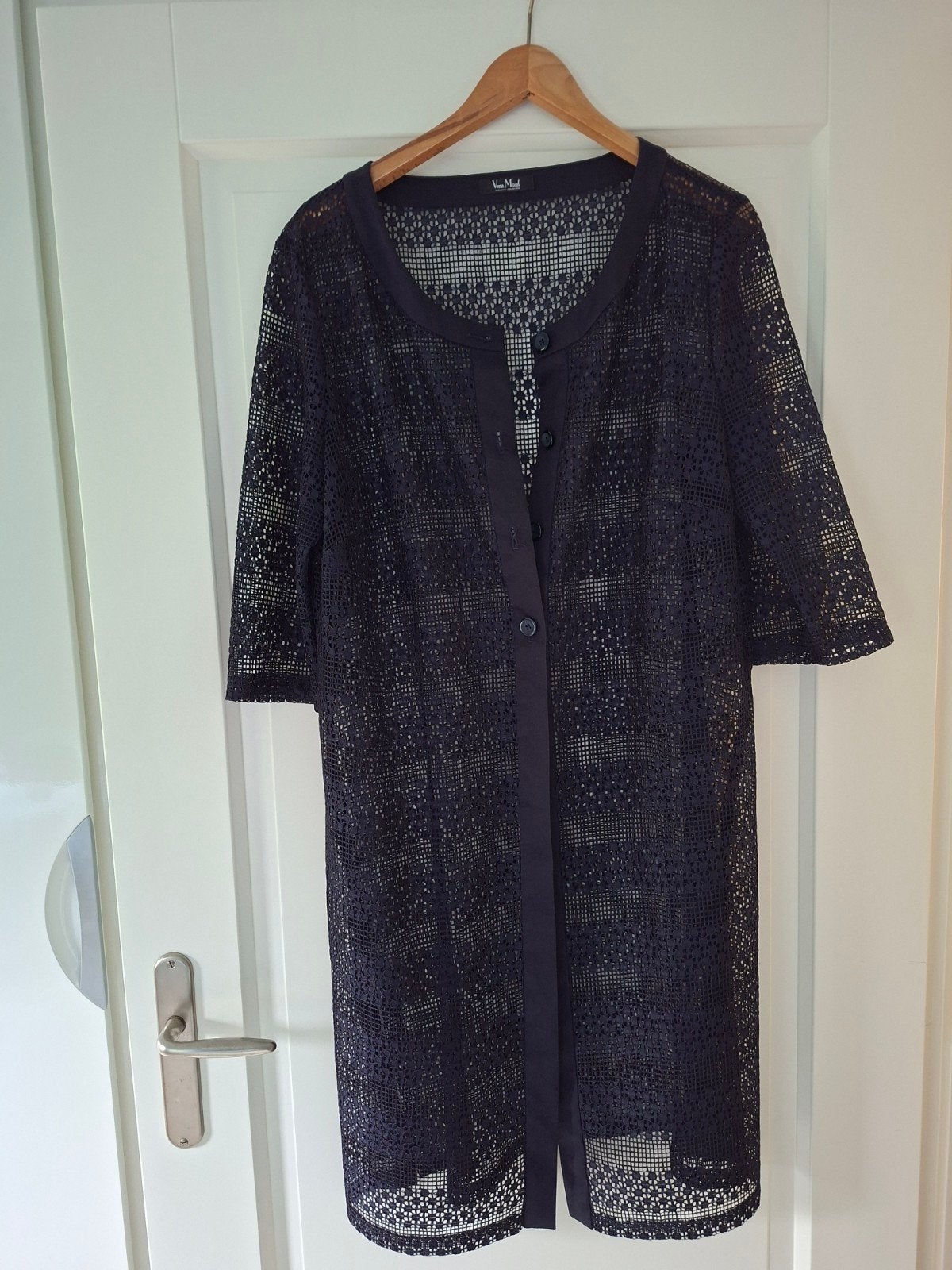 MOOIE GRHAAKTE DAMES VEST, Ophalen, Blauw, Maat 46/48 (XL) of groter, Zo goed als nieuw