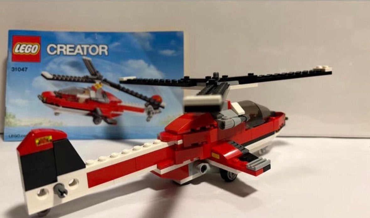 Lego creator 31047 propeller vliegtuig (2modellen) compleet, Ophalen of Verzenden, Zo goed als nieuw