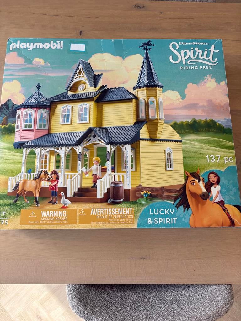 Playmobil Spirit Riding Free Lucky's Huis, Kinderen en Baby's, Speelgoed | Playmobil, Ophalen, Gebruikt, Complete set