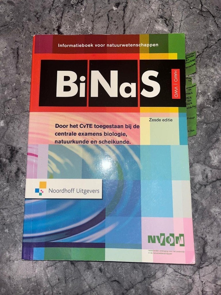 BINAS 6e editie HAVO/VWO, Ophalen, Overige vakken, Zo goed als nieuw, Noordhoff Uitgevers