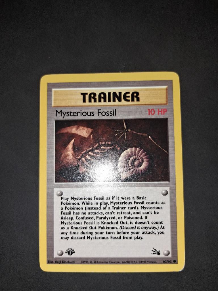 Mysterious fossil 1st edition. Front nm ., Ophalen of Verzenden, Zo goed als nieuw, Losse kaart