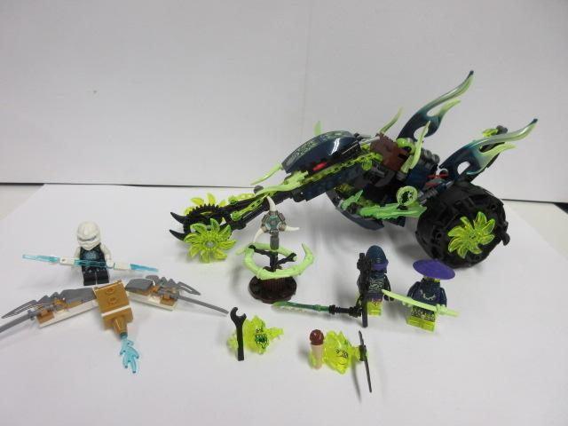 70730 Ninjago Chain Cycle Ambush, Kettingvoertuig hinderlaag, Lego, Ophalen of Verzenden, Compleet, Zo goed als nieuw