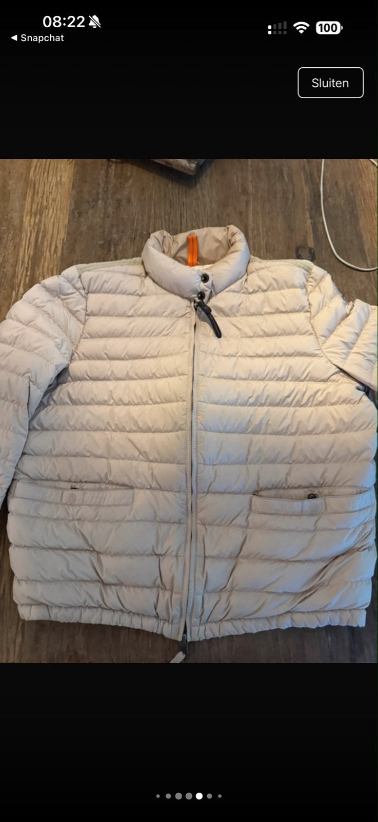 Parajumpers Lightweight Jas - Beige - Maat L, Ophalen of Verzenden, Zo goed als nieuw, Maat 42/44 (L), Beige