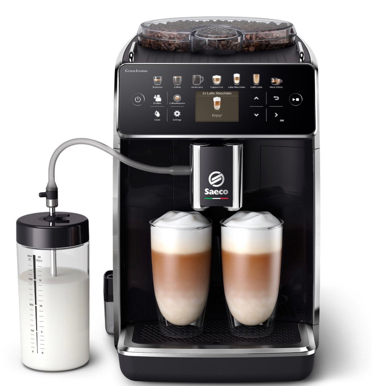 Saeco koffie machine met bonen, Witgoed en Apparatuur, Koffiezetapparaten, Ophalen, Zo goed als nieuw, Koffiemachine