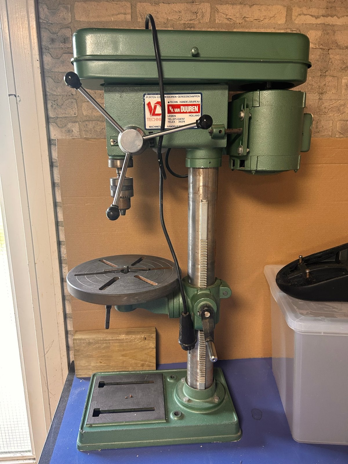 Zware professionele gietijzeren kolomboormachine, Ophalen, Gebruikt, 600 watt of meer, Kolomboormachine