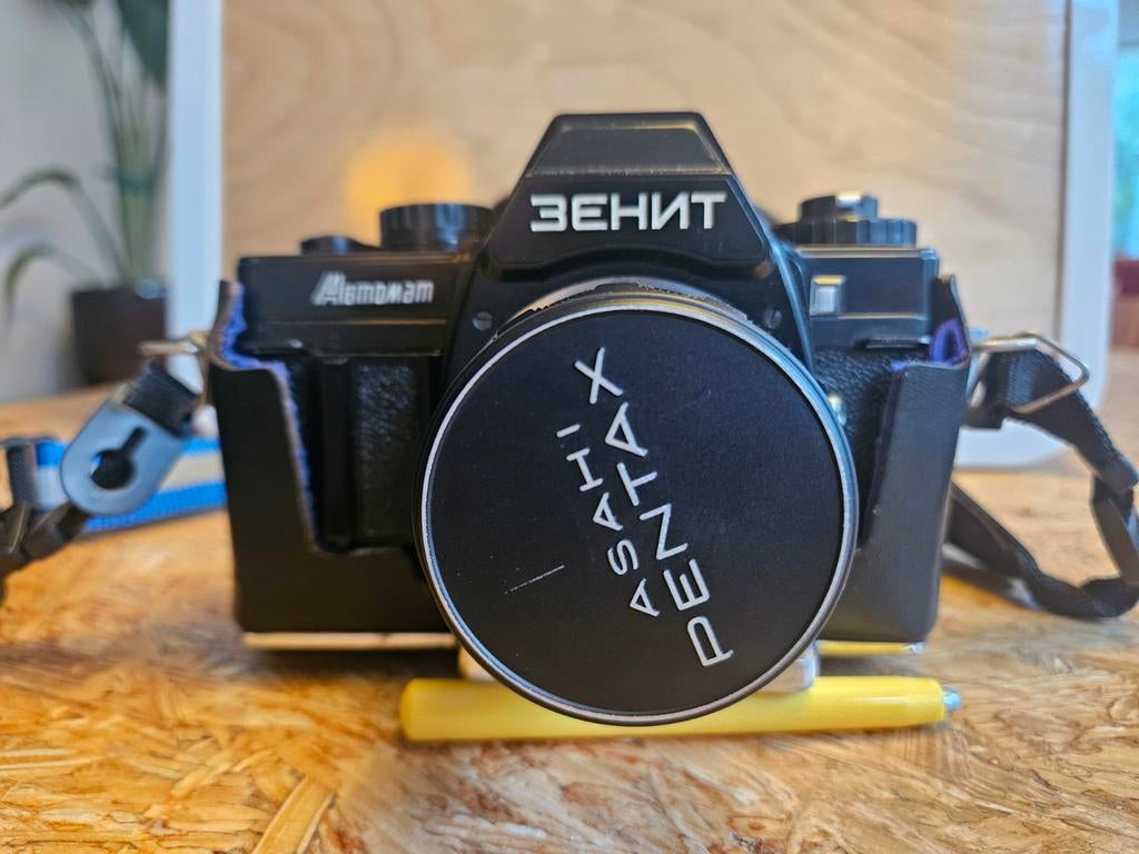 Zenit Automat spiegelreflexcamera, Ophalen of Verzenden, Gebruikt, Spiegelreflex, Overige Merken