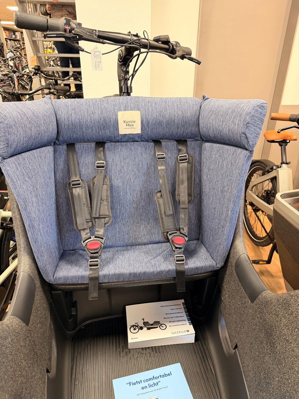 Comfortabel Bakfietskussen - Kussie Mee, Ophalen of Verzenden, Nieuw, Overige typen, Minder dan 20 kg