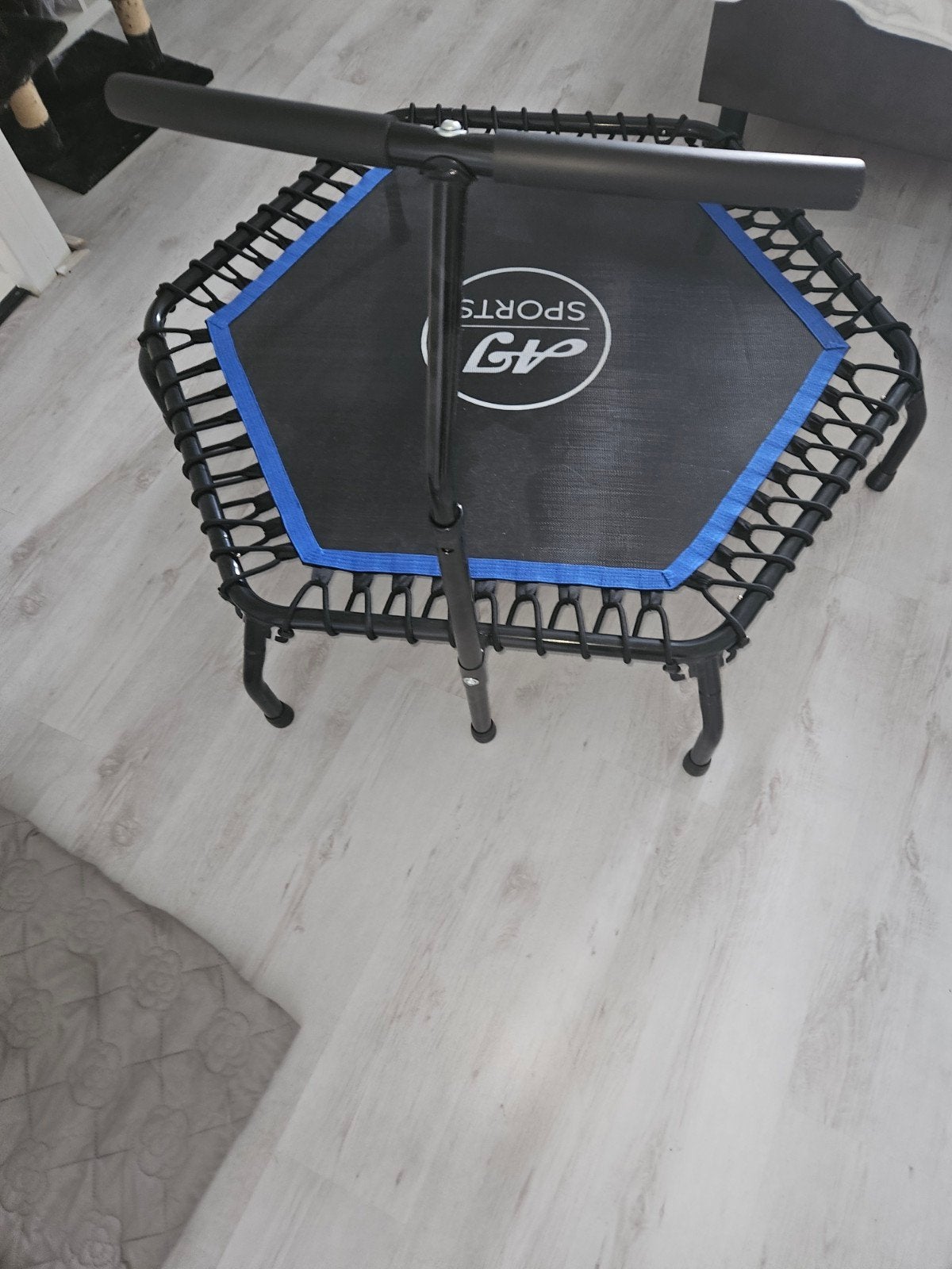 Fitnesstrampoline met handvat  AJ Sports, Kinderen en Baby's, Speelgoed | Buiten | Trampolines, Ophalen, Zo goed als nieuw