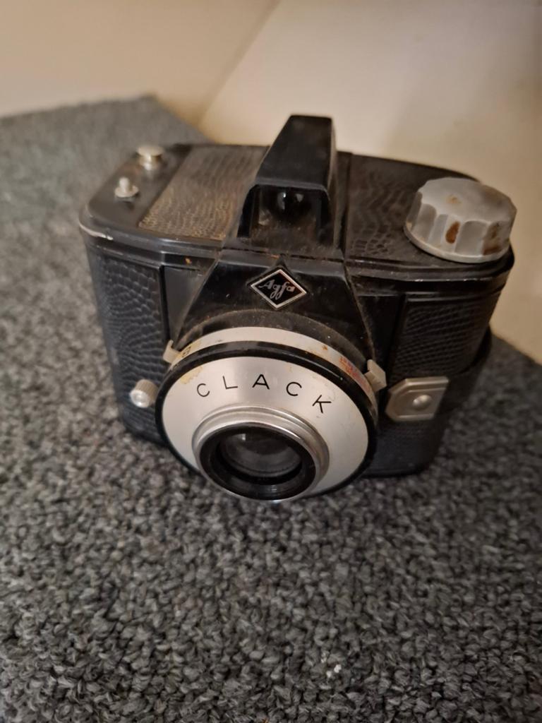 Vintage Agfa Clack Camera - Klassieke Boxcamera, Ophalen of Verzenden