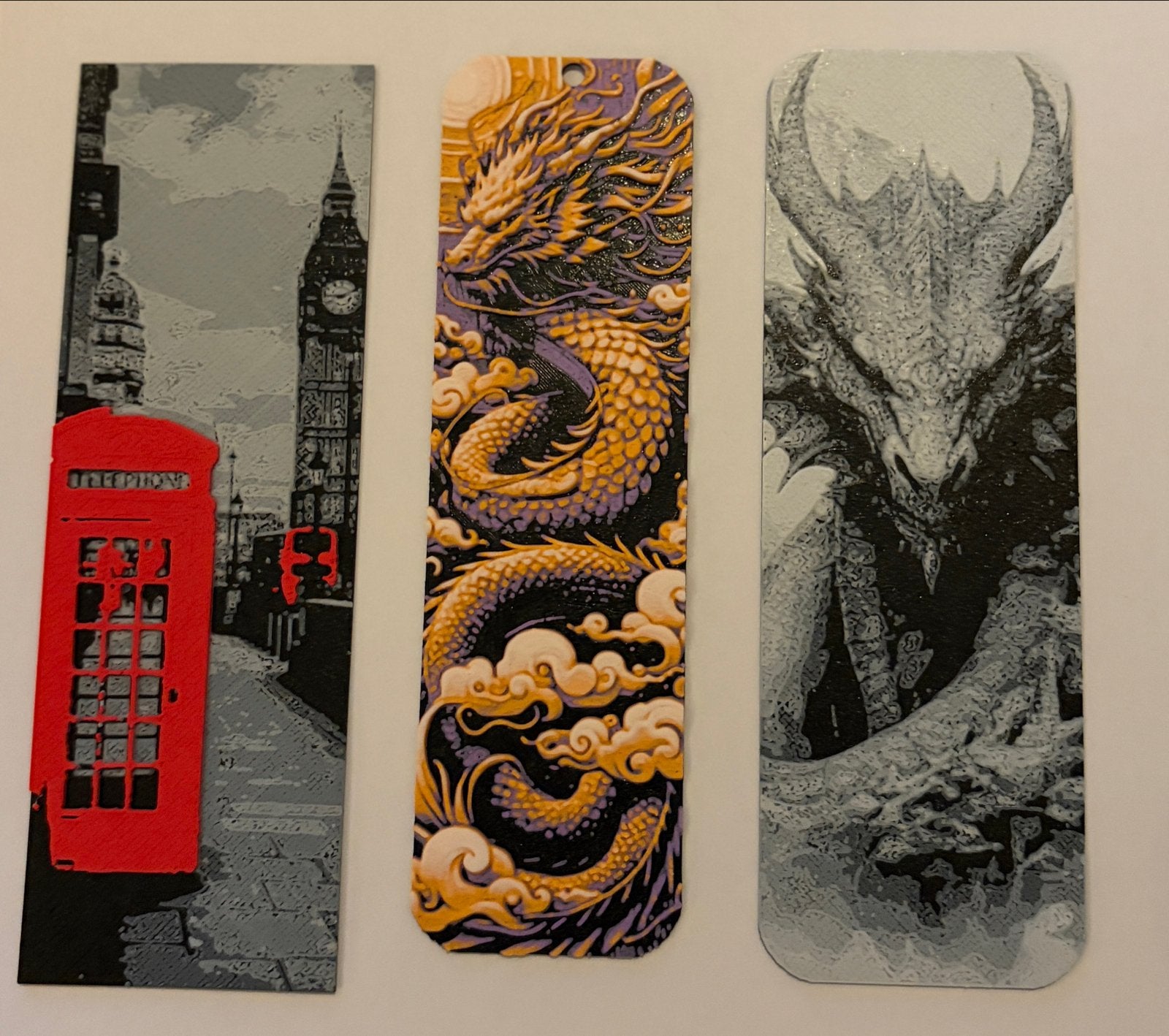 Unieke Boekenleggers: Draken, Londen, Rozen & Schedels, Verzamelen, Boekenleggers, Ophalen of Verzenden, Nieuw, Overige onderwerpen