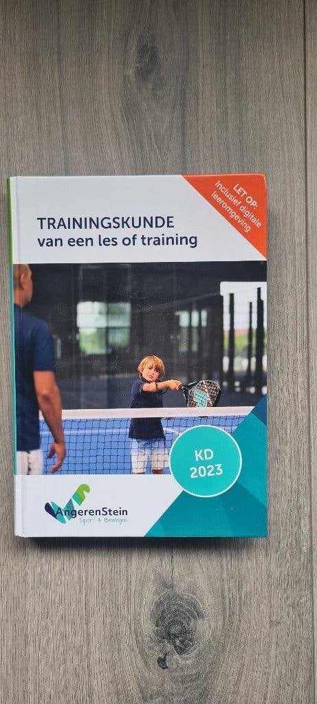 Trainingskunde van een les of training, Angerenstein, Overige vakken, Nieuw, Ophalen of Verzenden, Angerenstein