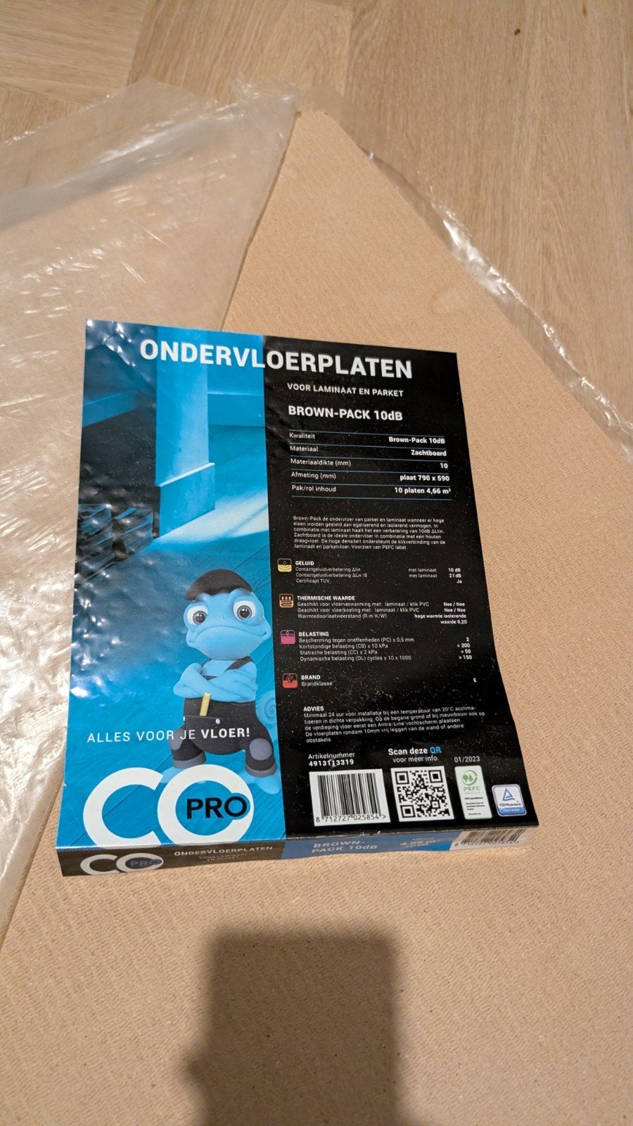 Ondervloerplaten voor laminaat en parket - 4 platen, Ophalen, Overige materialen, 30 cm of meer, 50 tot 150 cm