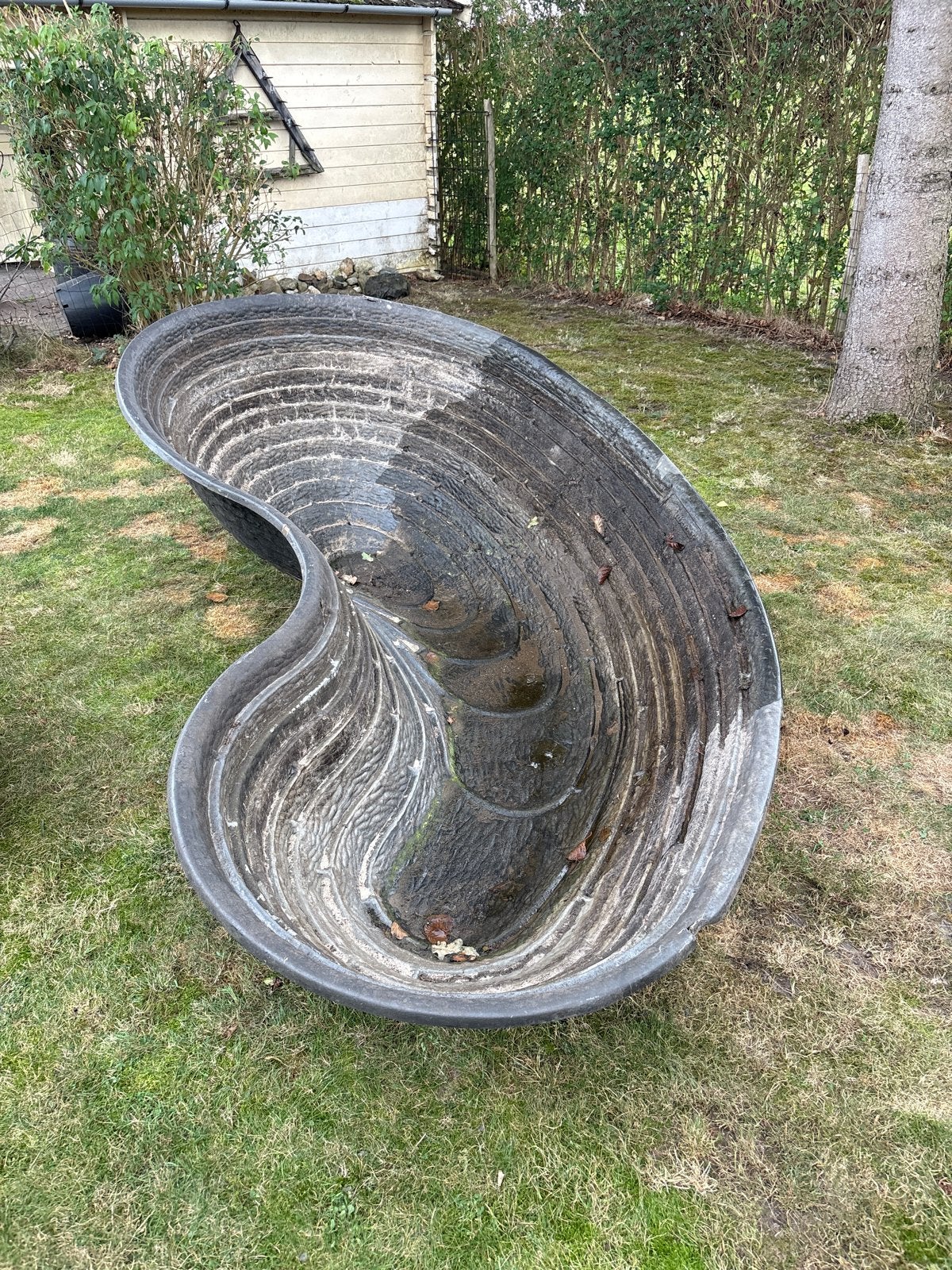 Gebruikte vijverbak, 270x150cm, met lichte beschadigingen, Tuin en Terras, Ophalen of Verzenden, Gebruikt