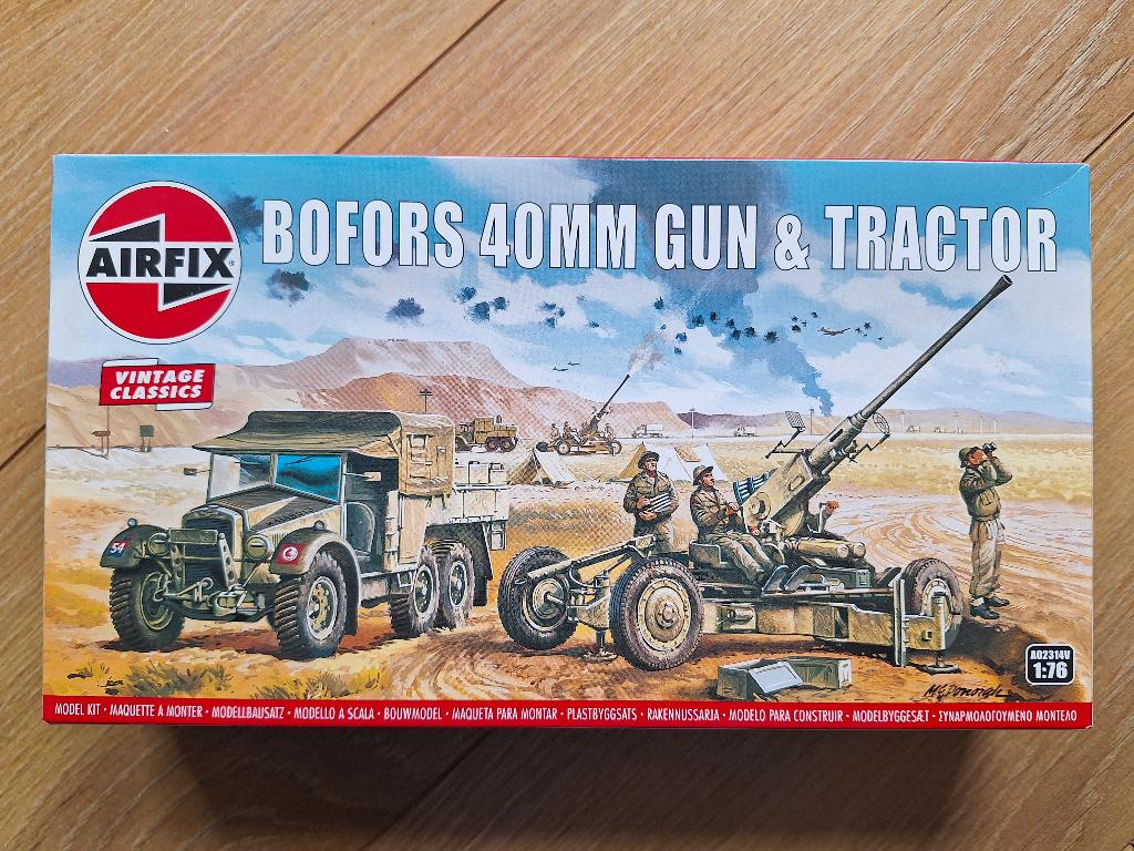 1:76 1/76 Airfix Bofors 40mm Gun & Tractor (Sealed), 1:50 of kleiner, Nieuw, Ophalen of Verzenden, Truck
