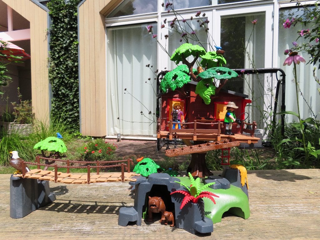Playmobil avontuurlijke boomhut 5557, Wild life, Complete set, Ophalen of Verzenden, Zo goed als nieuw