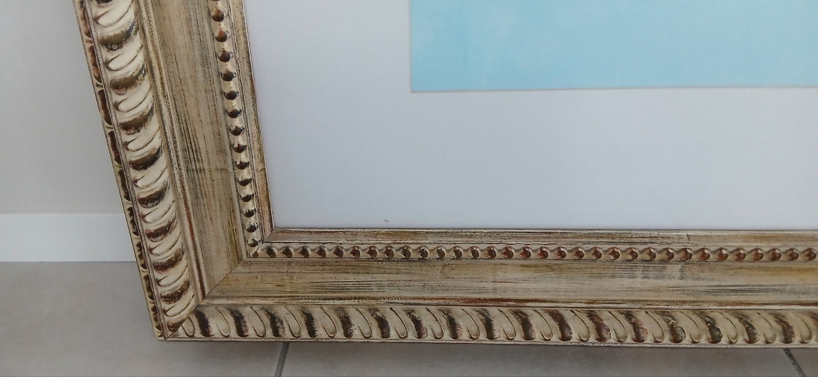 Hele grote lijst + passe-partout en plexiglas, Ophalen, Met passe-partout