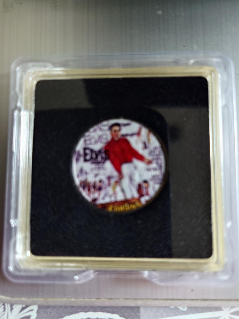 Elvis Presley Herdenkingsmunt, Ophalen of Verzenden, Losse munt