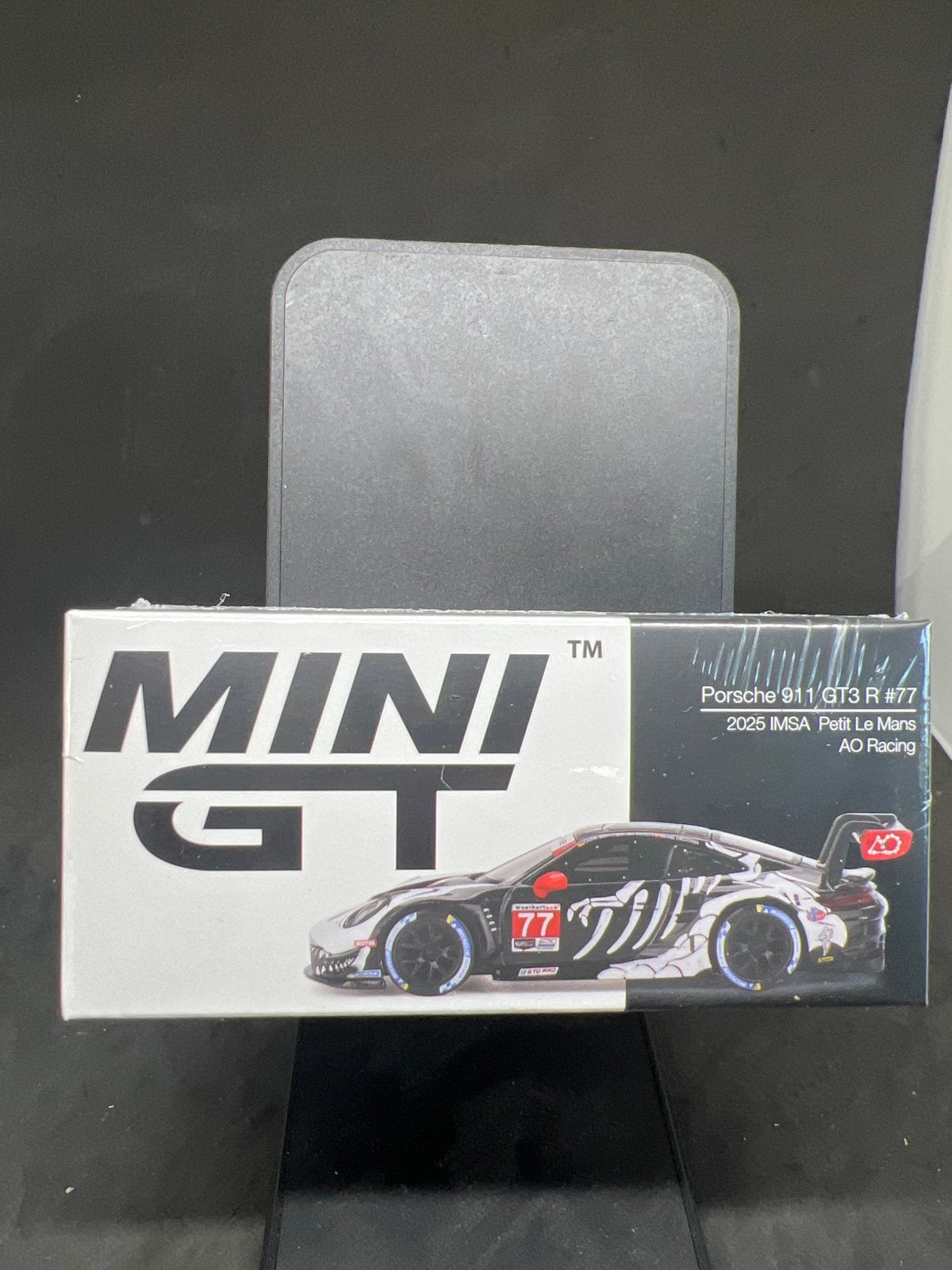 Mini GT Porsche 911 GT3 R #77 2025 IMSA Petit Le Mans, Ophalen of Verzenden, Nieuw, Auto