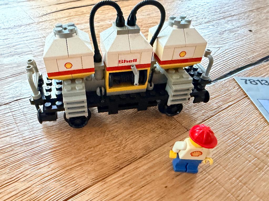 Lego 7813 trein wagon Shell met bouwschema, Ophalen, Zo goed als nieuw