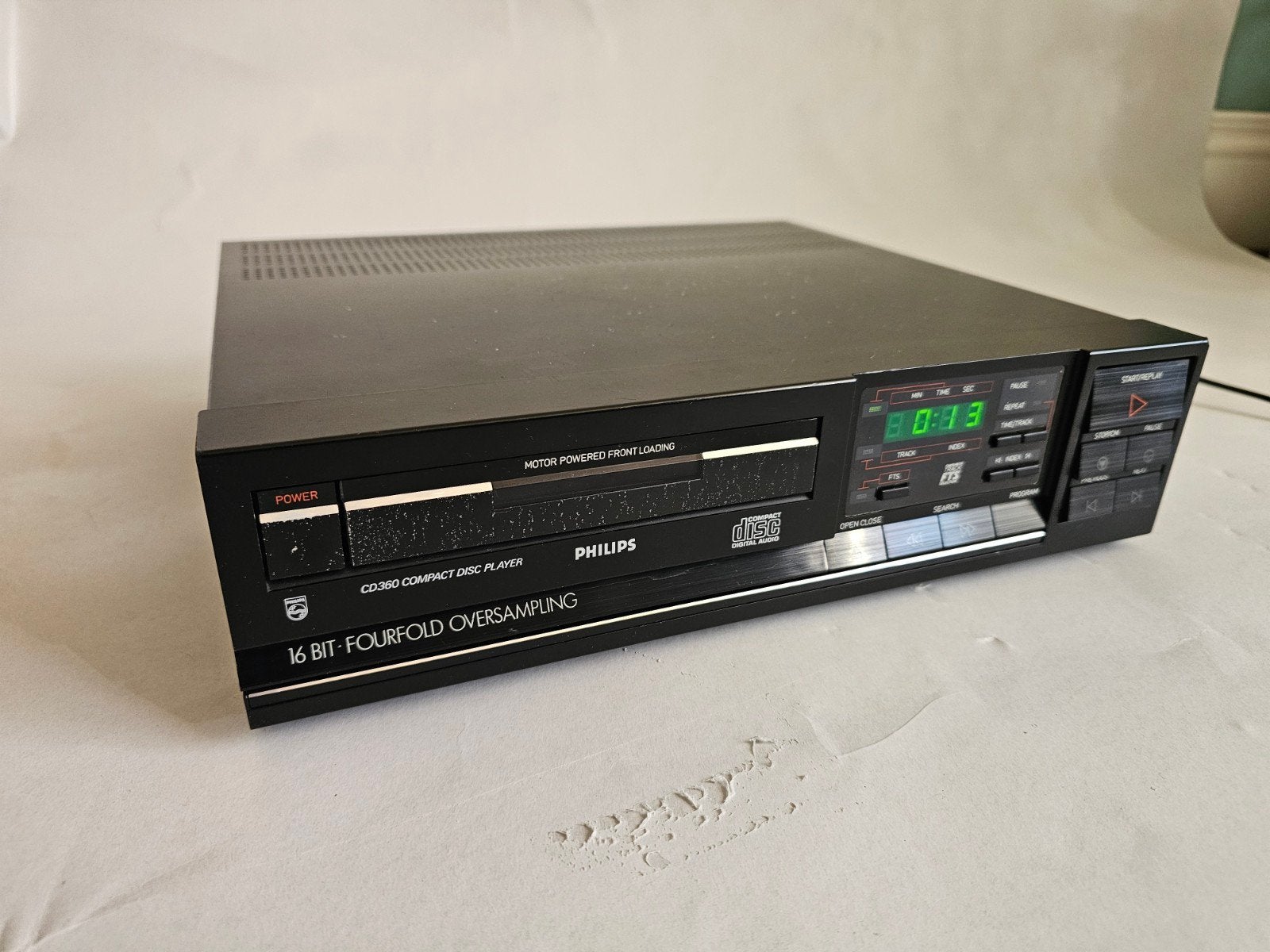 Vintage Philips CD360 CD-speler met TDA1541 / CDM-2, Ophalen of Verzenden, Gebruikt, Philips