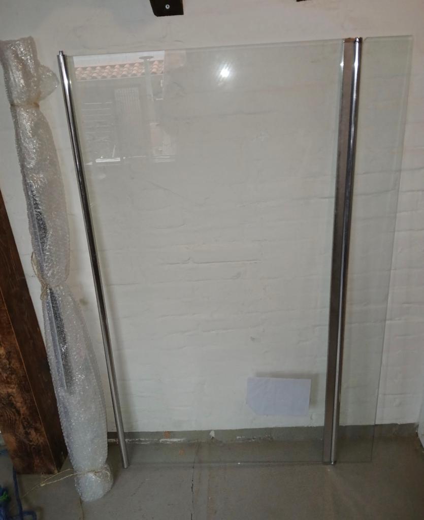 Douchewand scharnierend (140x80x15 cm), Ophalen, Douche