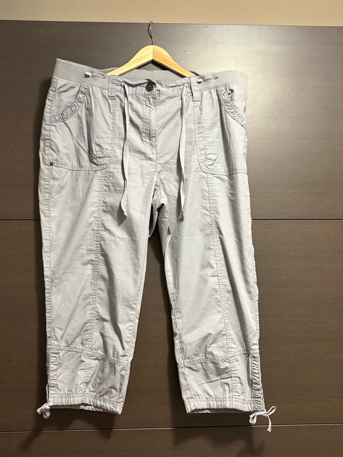 MS Mode Capri Broek Maat 48 Grijs, Maat 46/48 (XL) of groter, Ophalen of Verzenden, Driekwart, Grijs