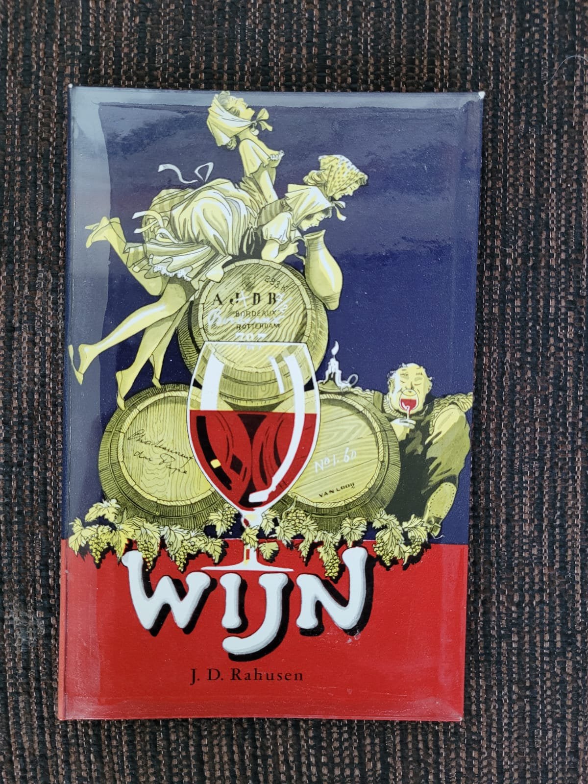 Wijn j.d. Rahussen vino vin wein wine 1963, Ophalen of Verzenden, Gelezen, Overige onderwerpen