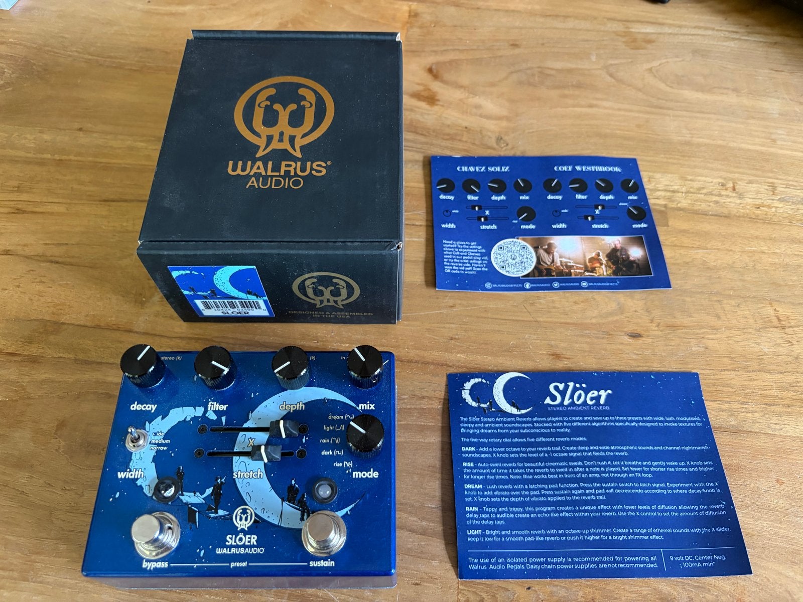 Walrus Audio Slöer Multi Texture Reverb Pedaal, Muziek en Instrumenten, Effecten, Ophalen of Verzenden, Zo goed als nieuw, Delay of Echo