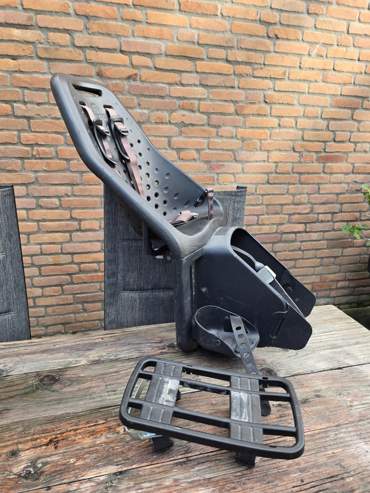 Yepp achterzitje voor fiets - Zwart, Ophalen, Achterzitje, Yepp, 9 t/m 36 kg