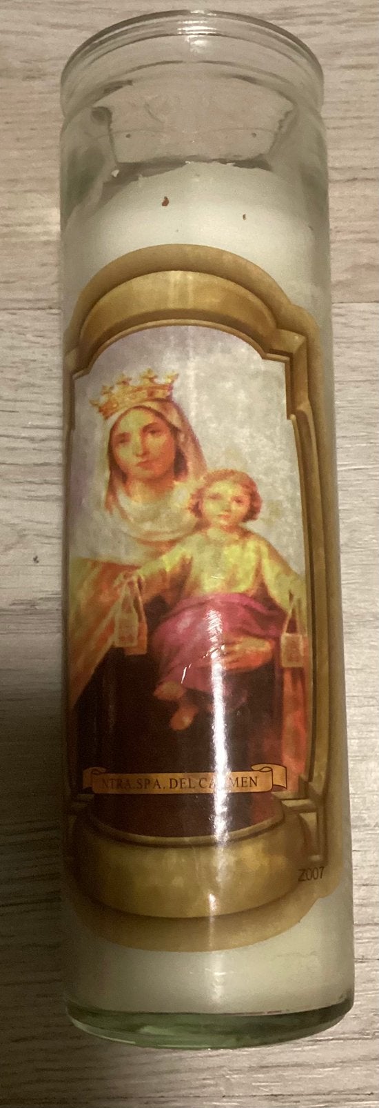 Religieuze kaars ,erg mooi !!!, Antiek en Kunst, Antiek | Religie, Ophalen of Verzenden