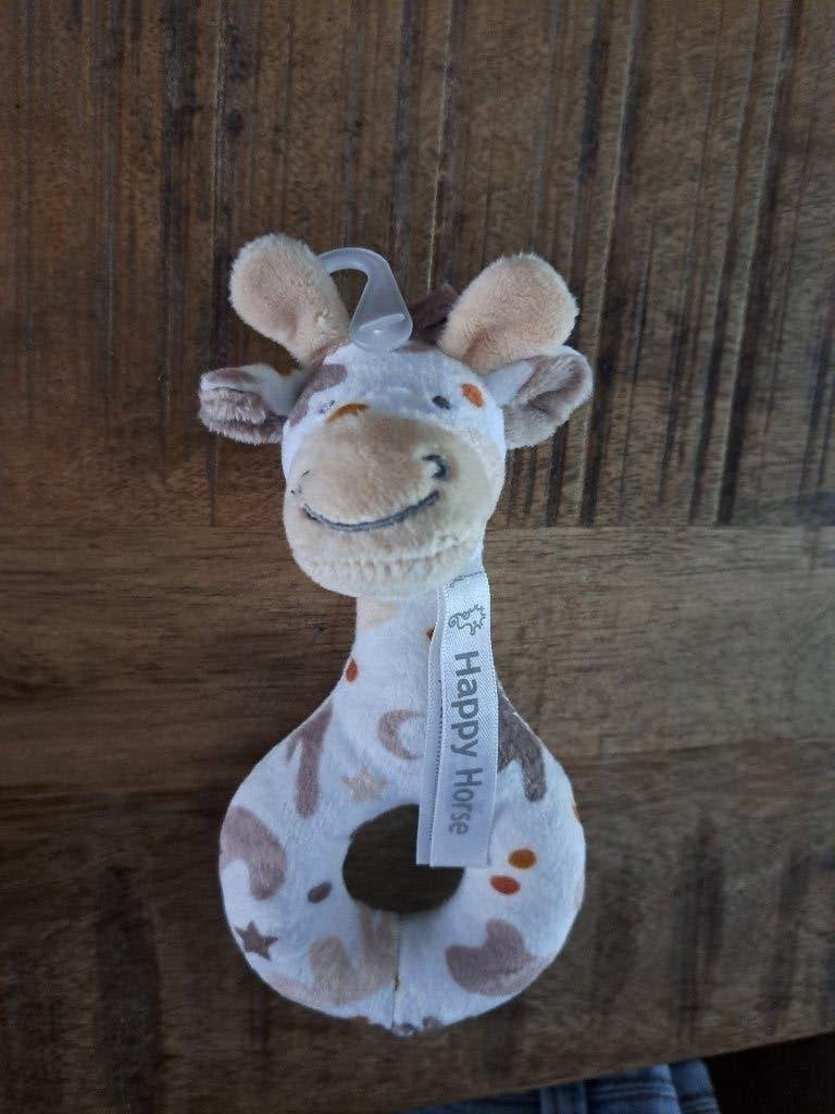 giraf rammelaar (Happy Horse), Ophalen of Verzenden, Nieuw, Rammelaar, Met geluid