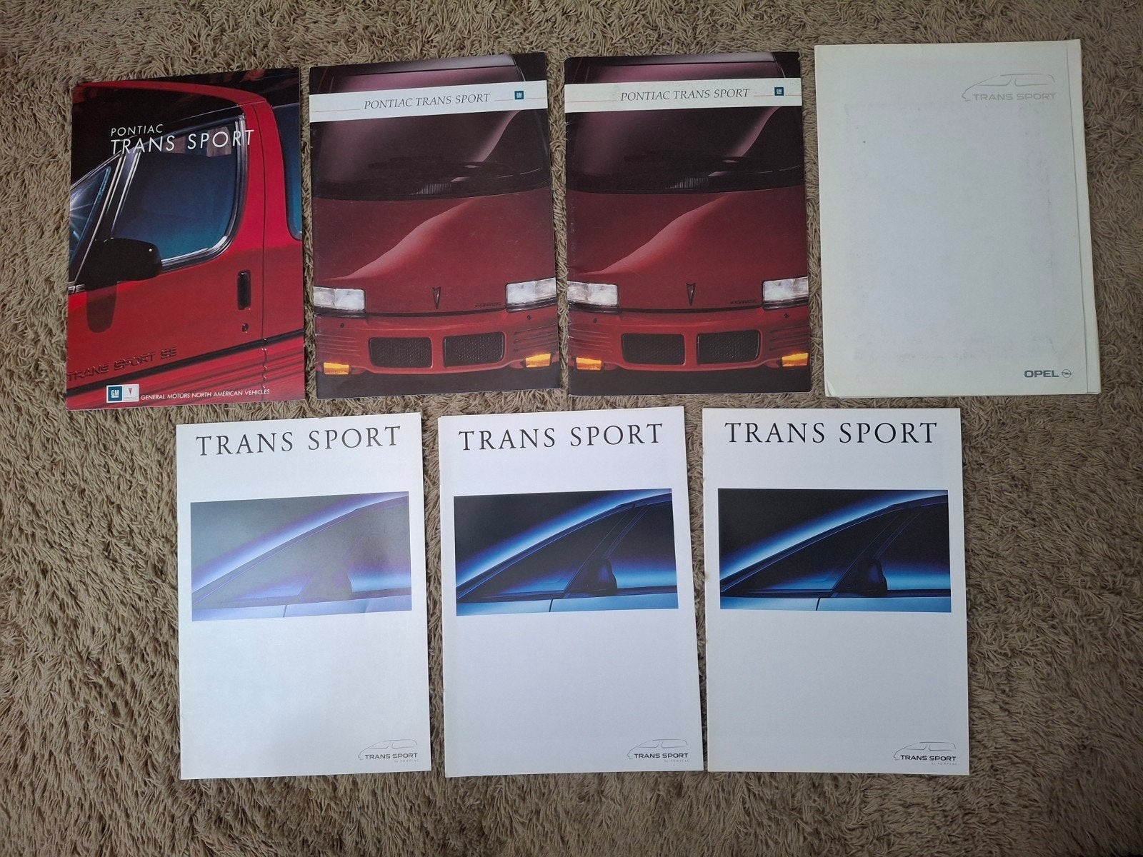 lot autofolders Pontiac Trans Sport, Verzenden, Gelezen, Algemeen