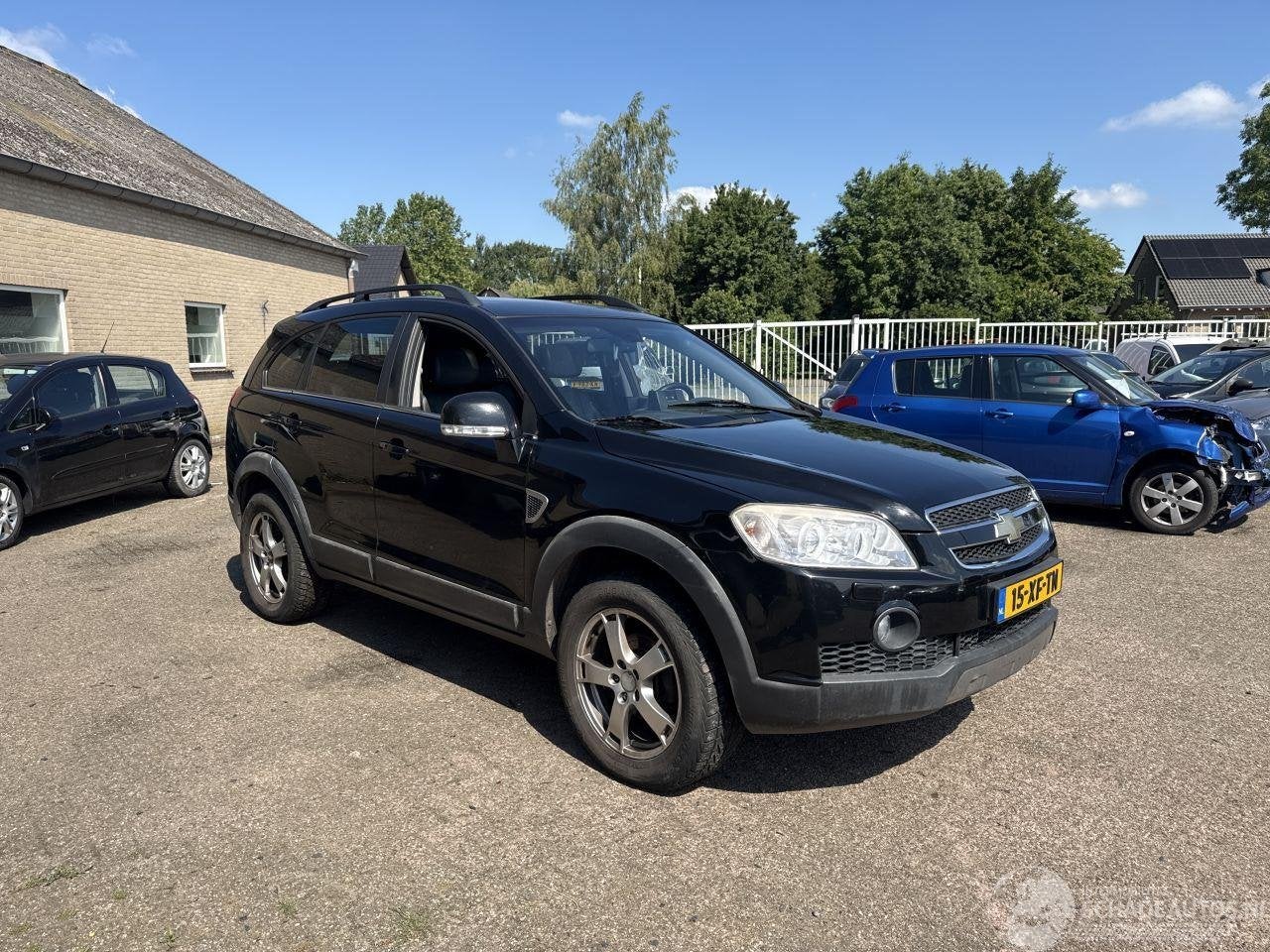 Chevrolet Captiva 3.2 Exclusive 4X4 7PERSOONS! (bj 2007), Auto diversen, Schadeauto's, Automaat, 3195 cc, Chevrolet, Zwart