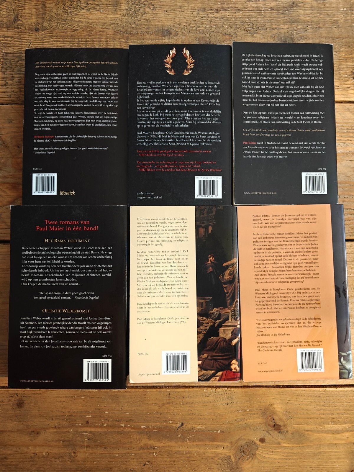 6 Boeken van Paul Maier., Boeken, Ophalen of Verzenden, Gelezen