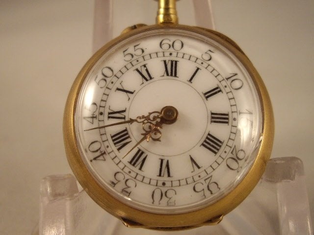 Gouden Dames Hanghorloge, Ophalen of Verzenden, Goud, Overige merken, 1900 tot 1930