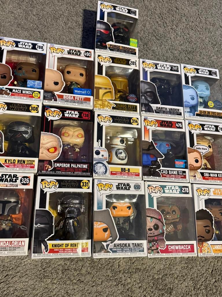 Star wars funko pops, Ophalen, Zo goed als nieuw