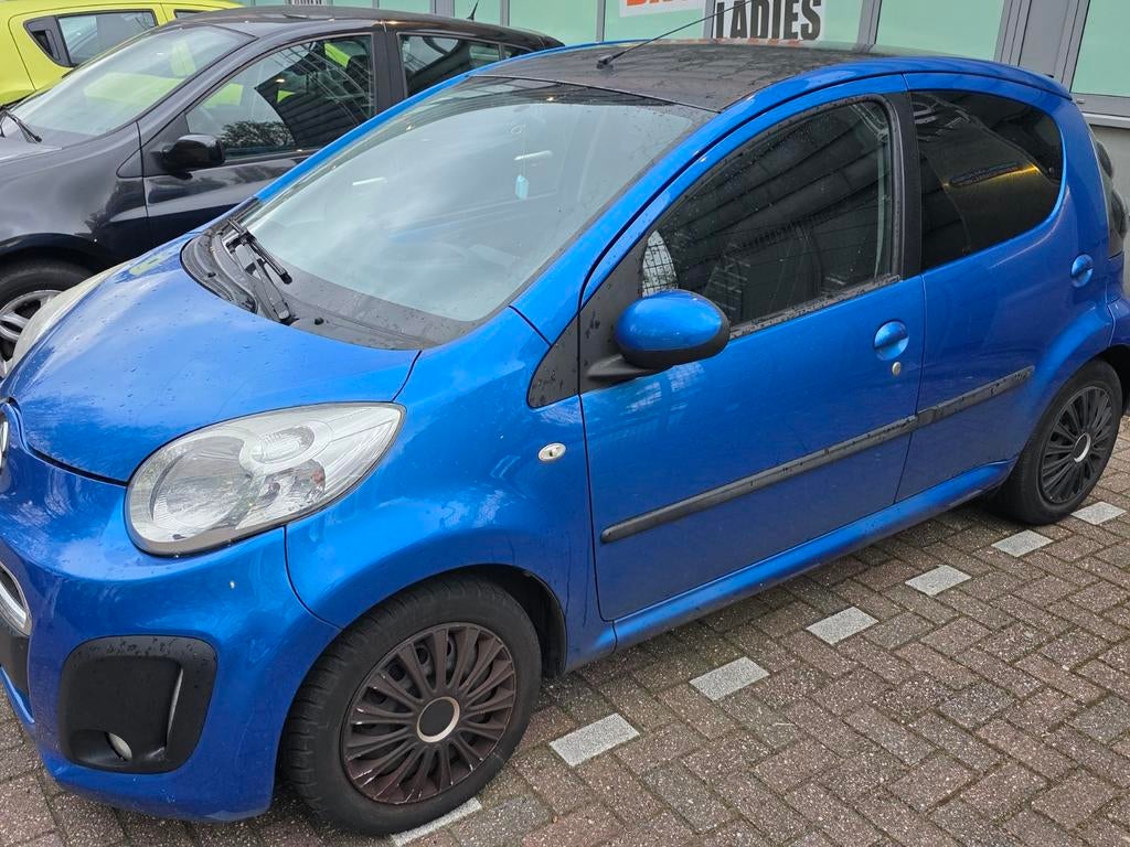 Citroën C1 1.0 5-DRS Sensodrive 2013 Blauw,AIRCO,STOELVRWMNG, Auto's, Euro 5, Stof, Zwart, C1