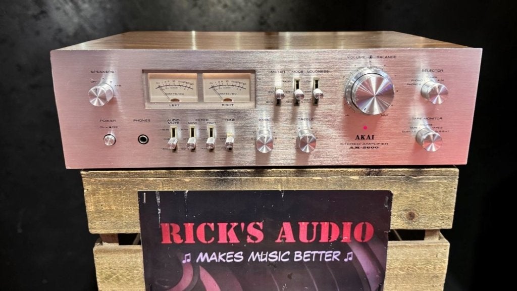 AKAI AM-2600 – 2 x PHONO (MM) • VU-METERS • MÉT GARANTIE, Overige merken, Refurbished, Ophalen of Verzenden, 60 tot 120 watt