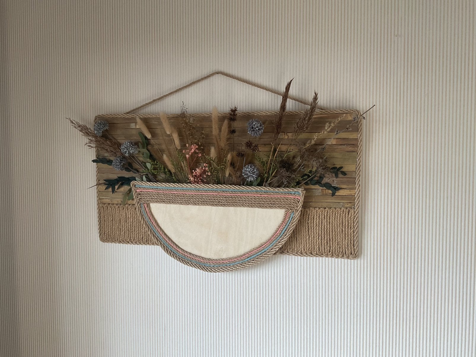Prachtige wanddecoratie(62x31cm) Uniek, handgemaakt!, Ophalen, Nieuw