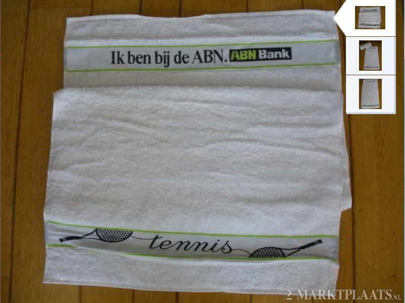 Collectors item: ABN Bank handdoek (2 stuks), Verzamelen, Ophalen of Verzenden, Nieuw