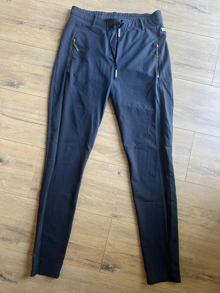 TQ amsterdam travelstof broek maat S blauw, Kleding | Dames, Blauw, Ophalen of Verzenden, Zo goed als nieuw, Maat 36 (S)