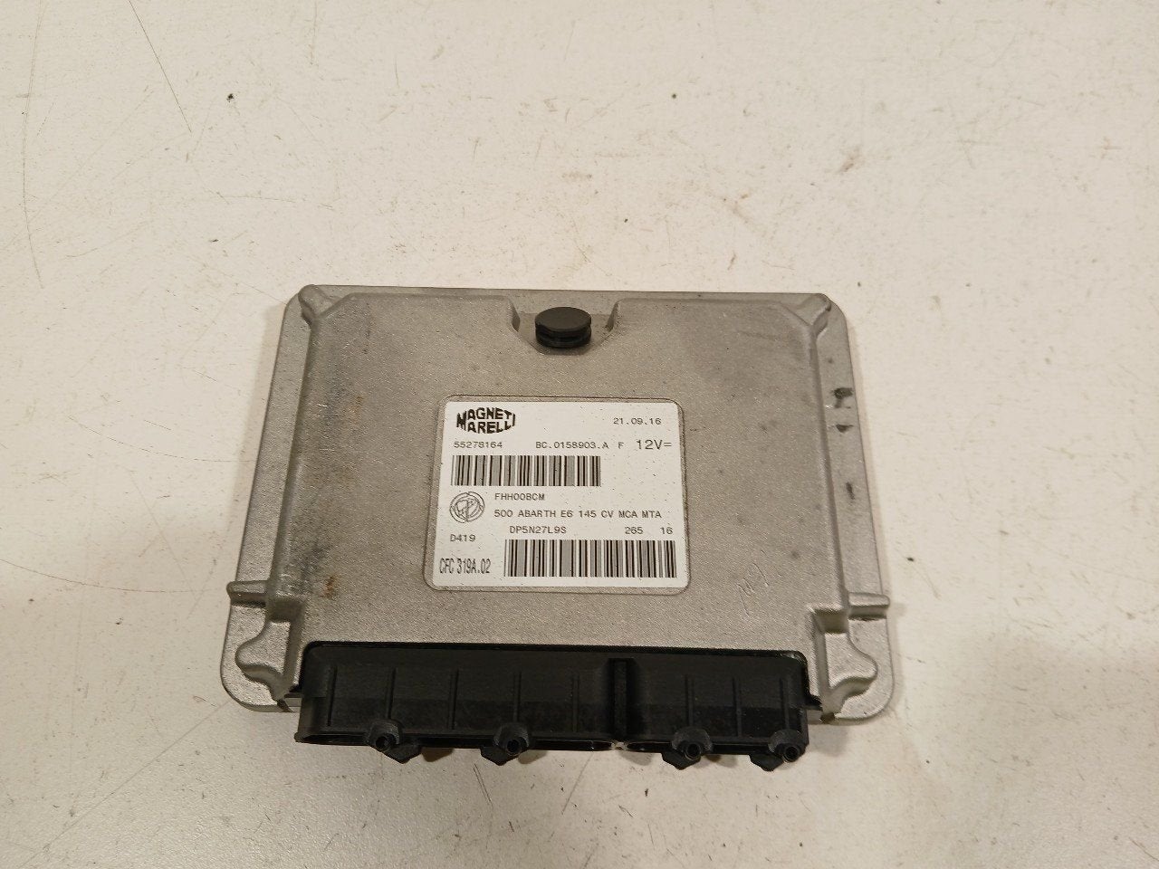 Computer motormanagement Fiat 500, Onderdelen@venauto.nl, Van der Ven Autorecycling B.V., Gebruikt, Ettenseweg 76, 4706 PB Roosendaal, The Netherlands